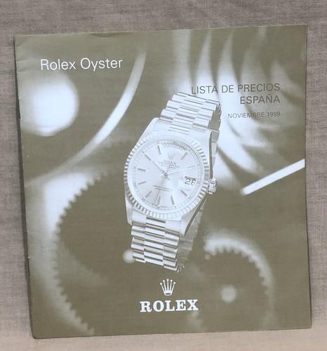 Rolex price list 1999 spain - price,