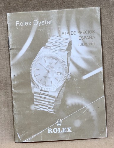 Rolex 1996 price list - 1996, spain