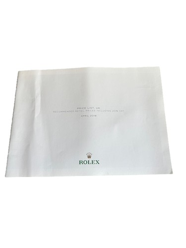 Rolex 2018 orologio listino - rolex,