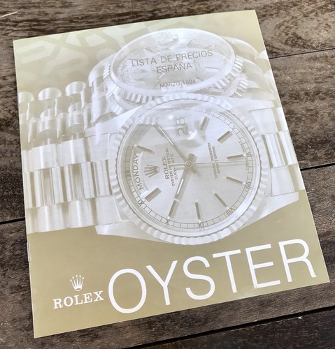 Rolex price list 1994 spain - rolex,
