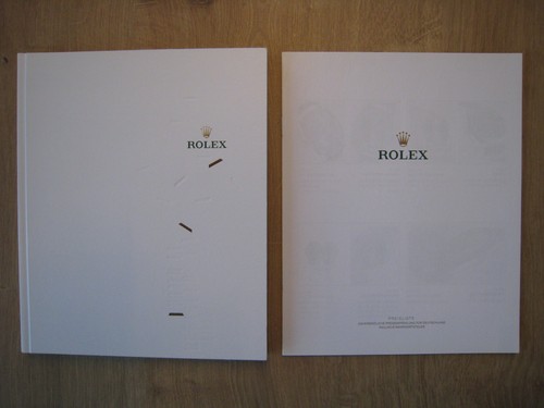 Rolex brochure piccolo - rolex,