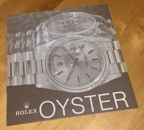 Rolex price list 1990 - price,