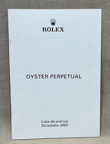 Rolex price list 2002 spain - rolex,