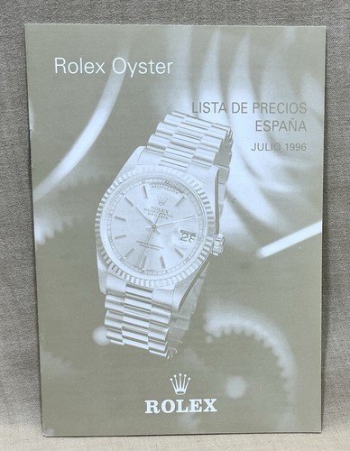 Rolex 1996 price - 1996, list