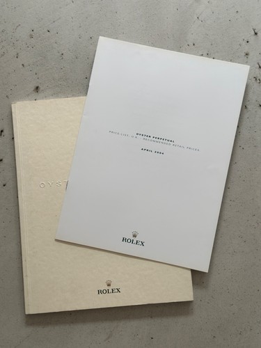 Rolex 2004 catalogue booklet - rolex,