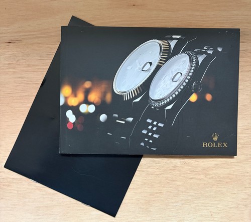 Rolex watch brochure con - watch,