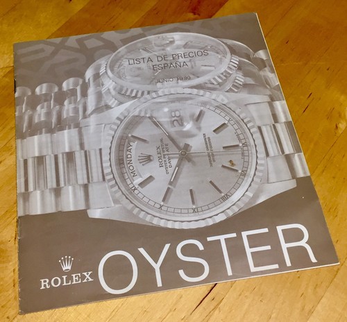 Rolex price list 1990 - 1990, spain