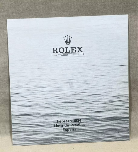 Rolex vintage 1984 price list - rolex,