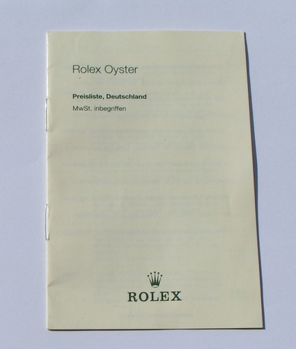 Rolex oyster listino - rolex,